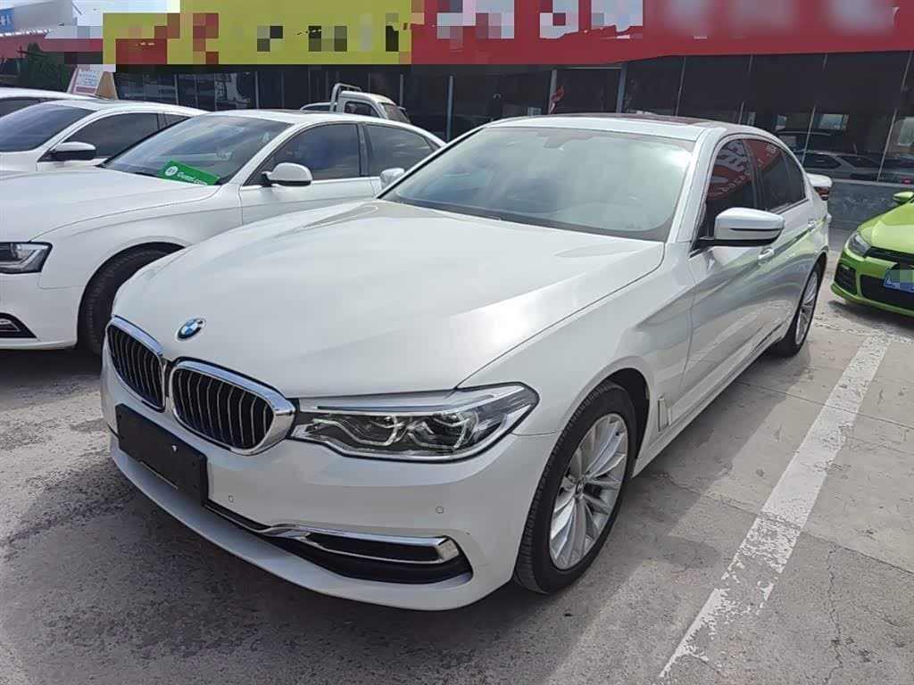 2019 BMW 5 Series White, 83,300 km, China export – photo 1