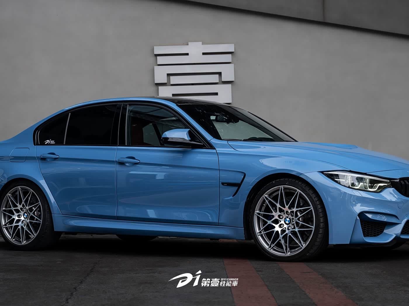 2018 BMW M3 Blue, 58,000 km, China export – photo 5
