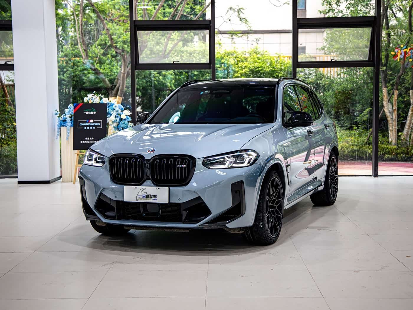 2021 BMW X3 M 银灰色, 20,000 km, China export – photo 1