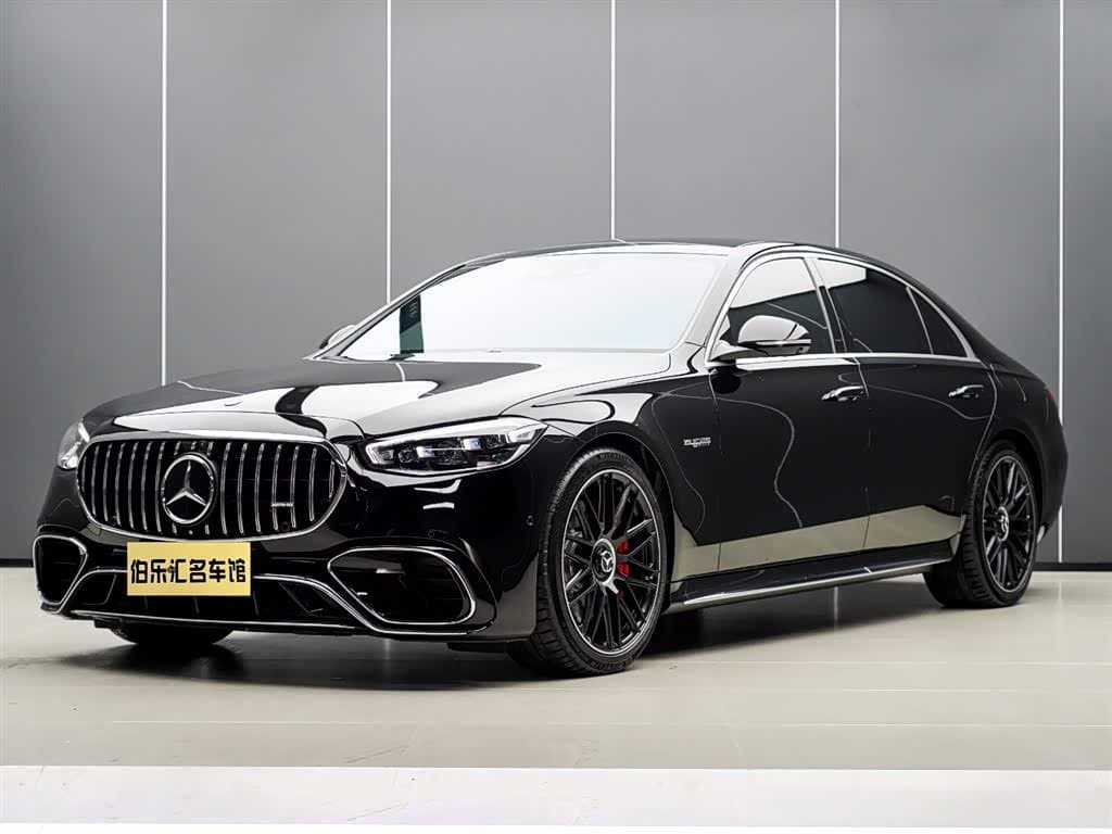 2024 Mercedes-Benz S-Class AMG Hybrid Black, 4,600 km, China export – photo 1