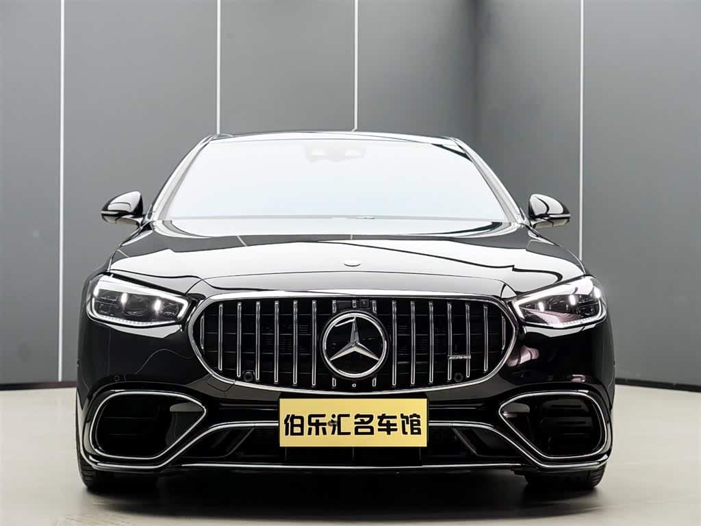 2024 Mercedes-Benz S-Class AMG Hybrid Black, 4,600 km, China export – photo 3