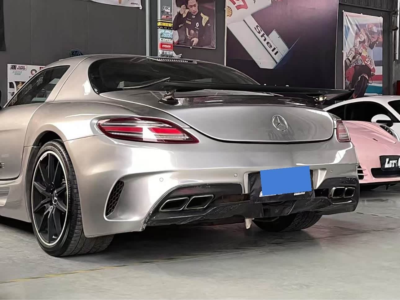 2010 Mercedes-Benz SLS AMG 银灰色, 60,000 km, China export – photo 3