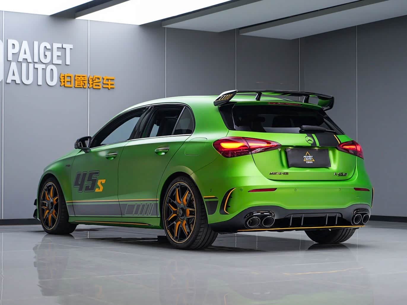 2024 Mercedes-Benz A-Class AMG Green, 4,000 km, China export – photo 4