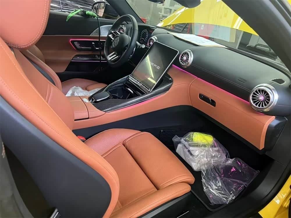 2023 Mercedes-Benz SL-Class AMG Yellow, 3,300 km, China export – photo 7