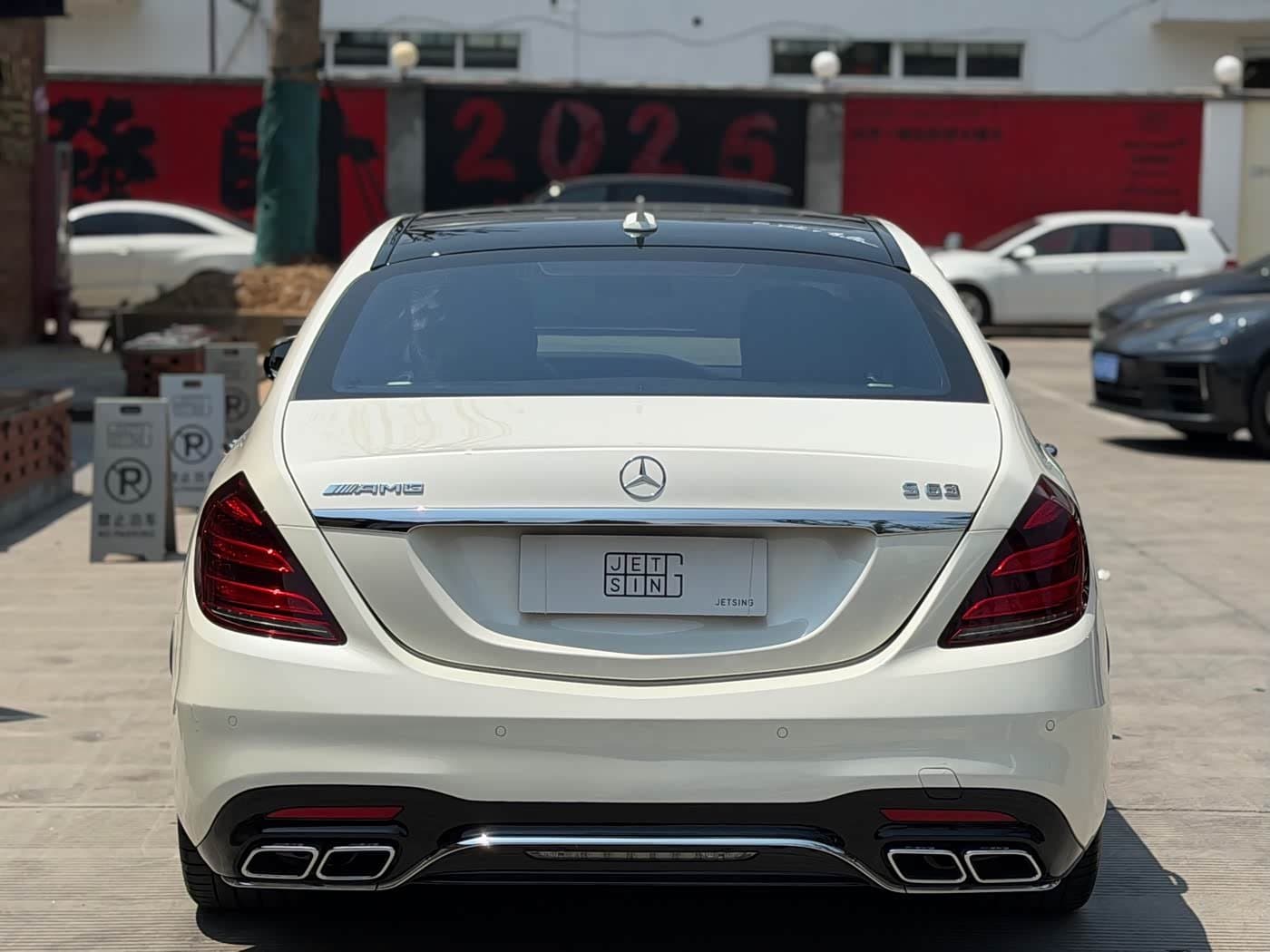 2018 Mercedes-Benz S-Class AMG White, 70,000 km, China export – photo 3