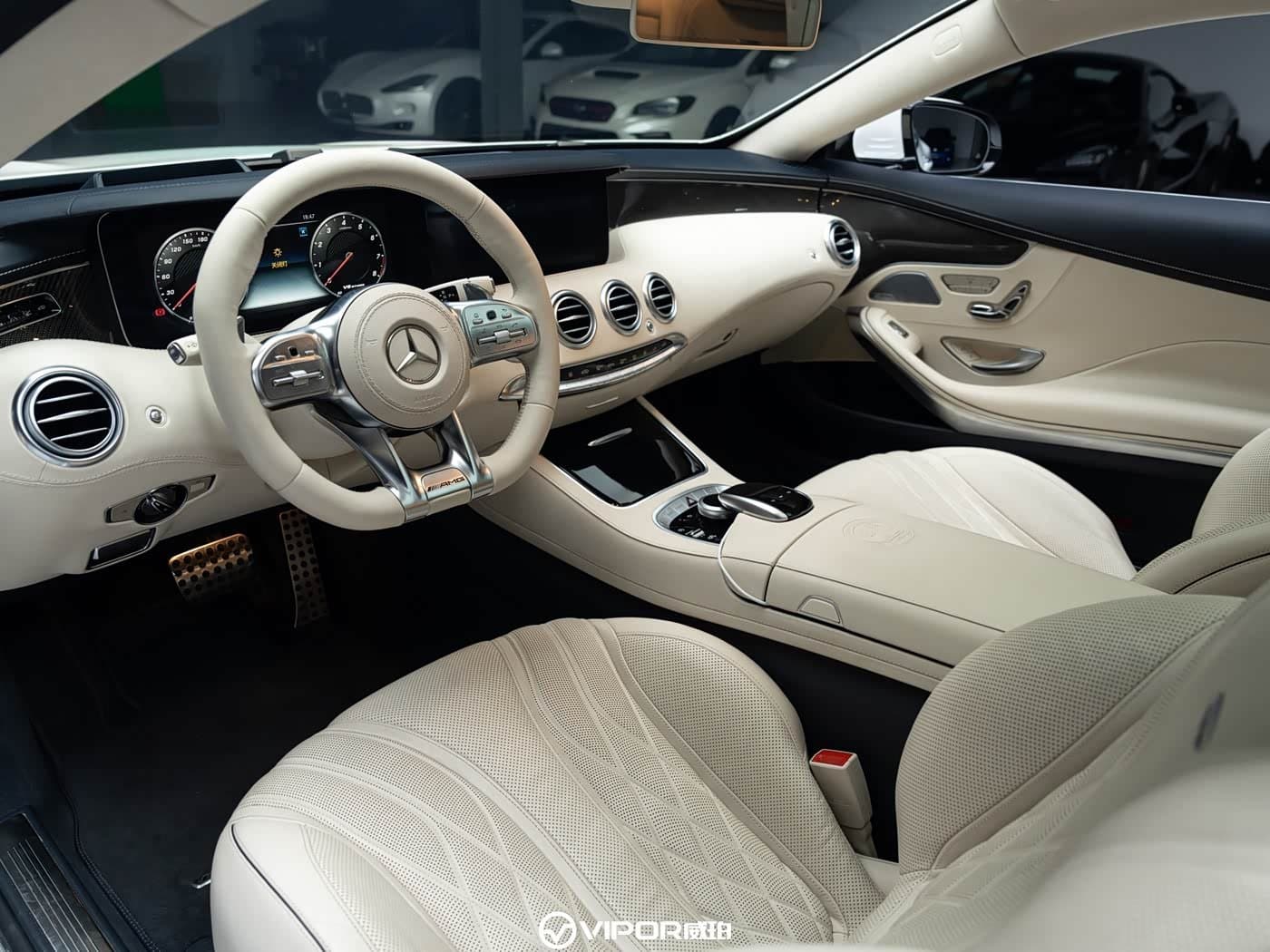 2018 Mercedes-Benz S-Class AMG White, 43,000 km, China export – photo 6