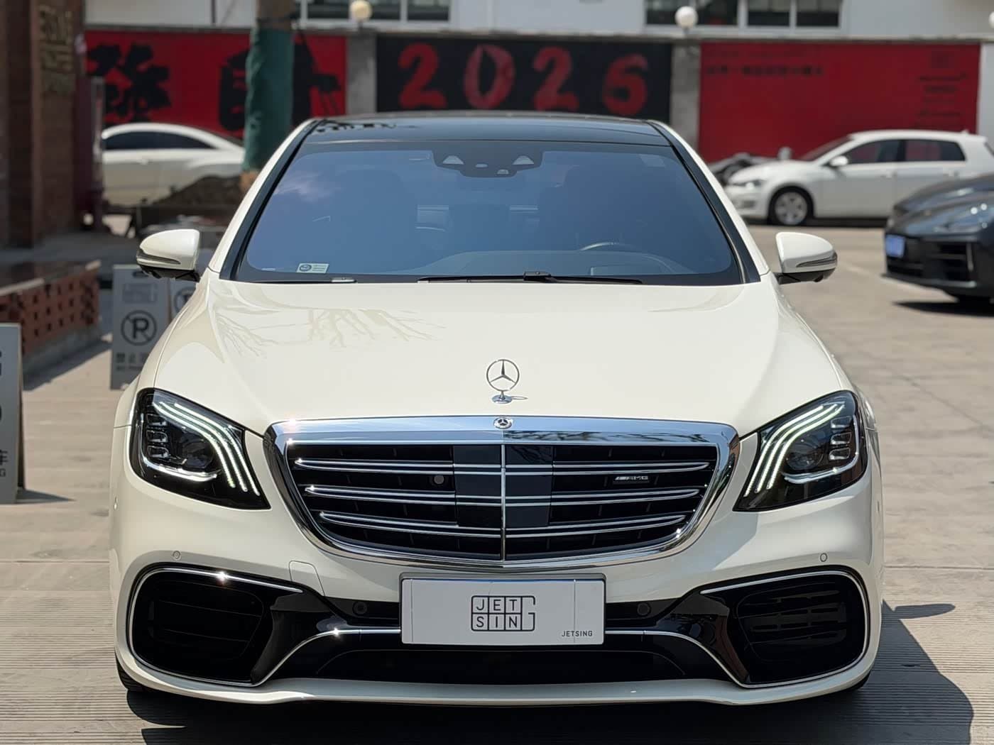 2018 Mercedes-Benz S-Class AMG White, 70,000 km, China export – photo 1