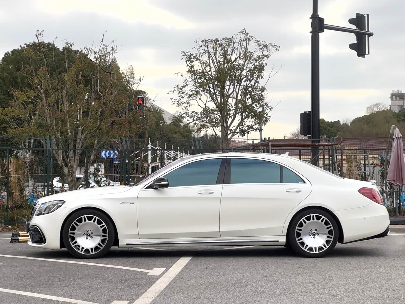 2018 Mercedes-Benz S-Class AMG White, 87,000 km, China export – photo 7