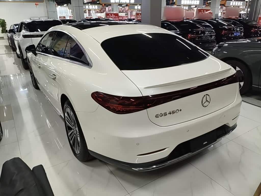2021 Mercedes-Benz EQS White, 10,700 km, China export – photo 5