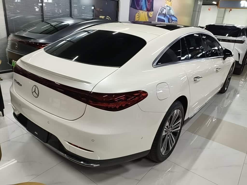 2021 Mercedes-Benz EQS White, 10,700 km, China export – photo 7