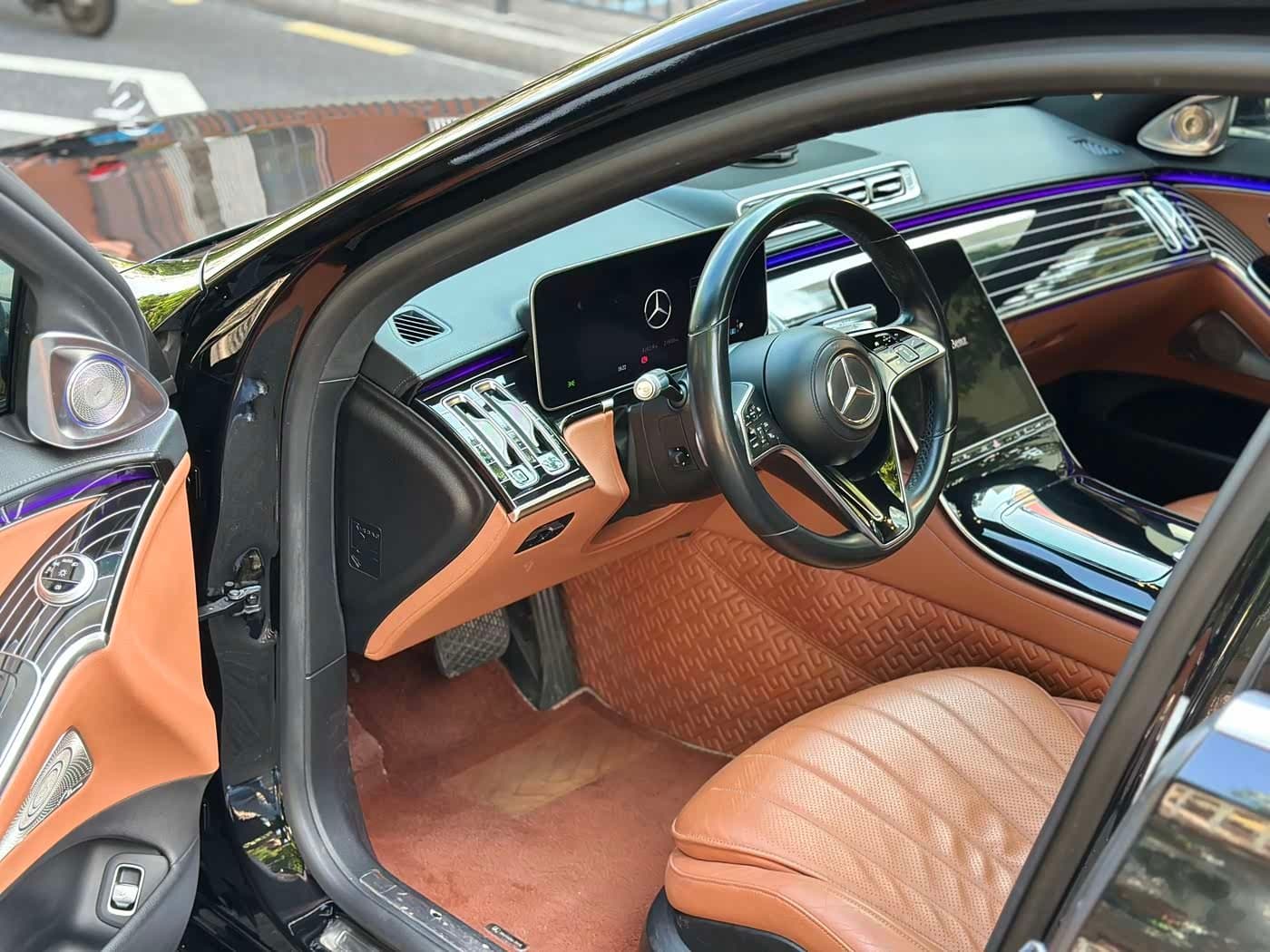 2021 Mercedes-Benz S-Class Black, 27,000 km, China export – photo 4