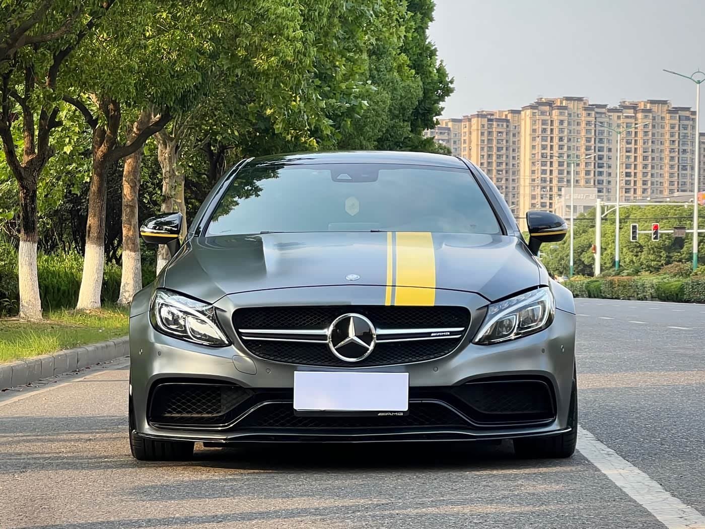2016 Mercedes-Benz C-Class AMG 银灰色, 129,000 km, China export – photo 2