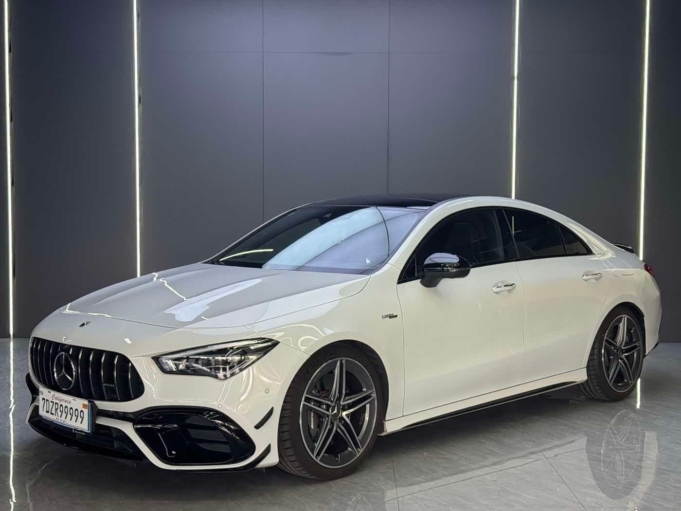 2020 Mercedes-Benz CLA AMG White, 45,000 km, China export – photo 1