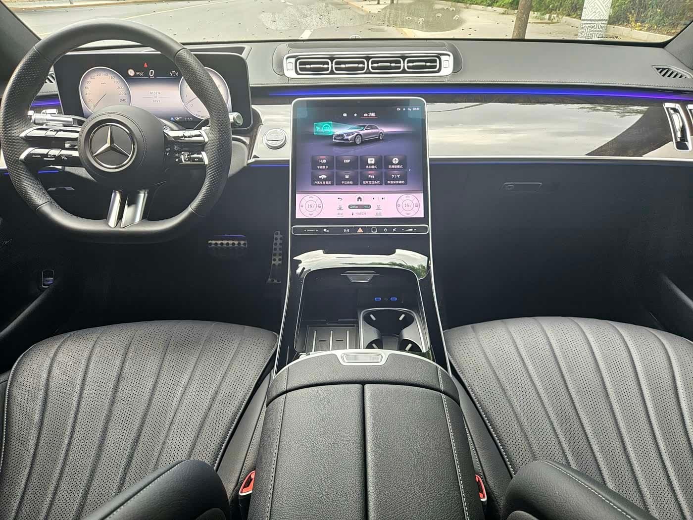 2022 Mercedes-Benz S-Class Black, 8,300 km, China export – photo 7