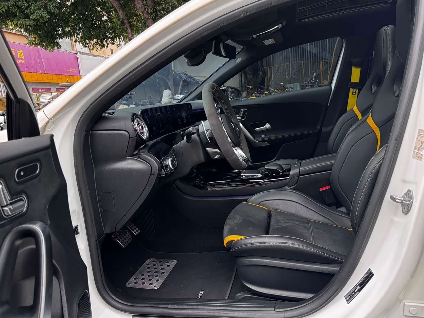 2020 Mercedes-Benz A-Class AMG White, 39,000 km, China export – photo 4