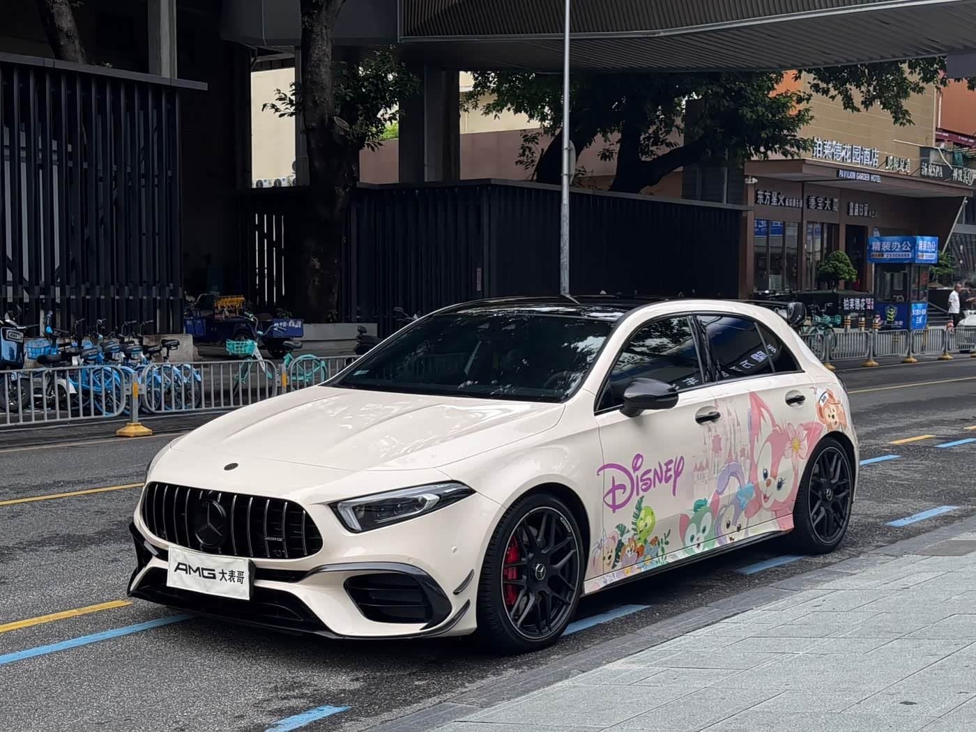 2020 Mercedes-Benz A-Class AMG White, 39,000 km, China export – photo 1
