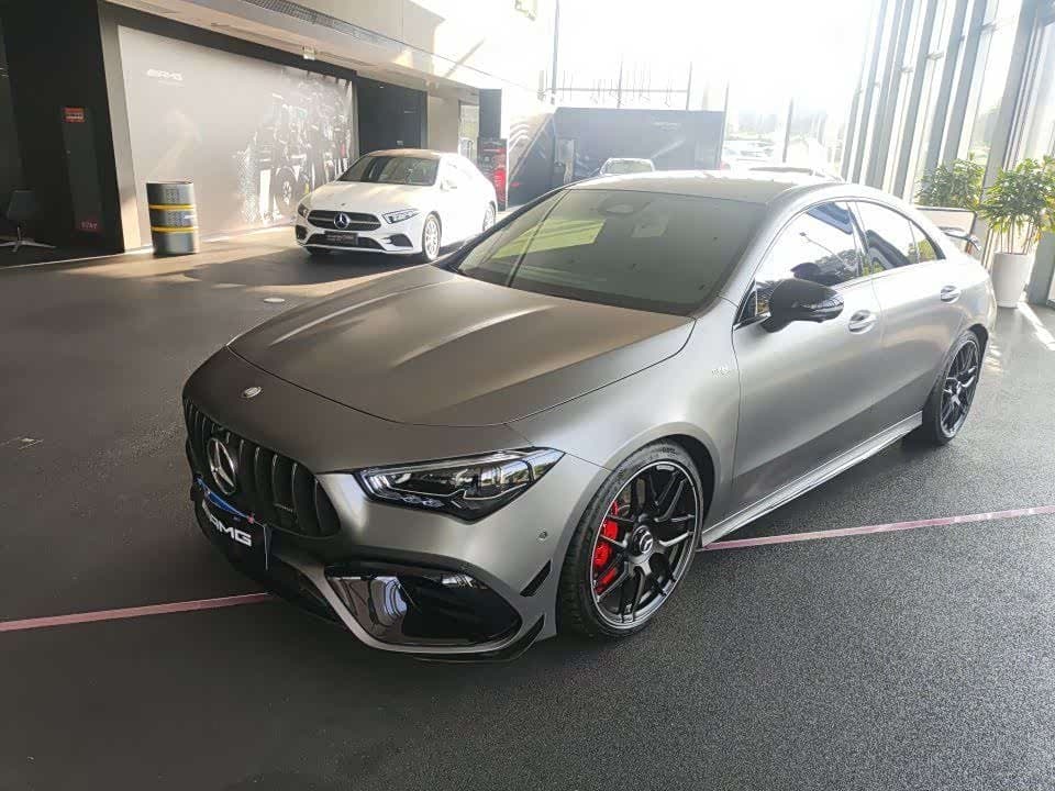 2025 Mercedes-Benz CLA AMG Champagne, 6,000 km, China export – photo 1