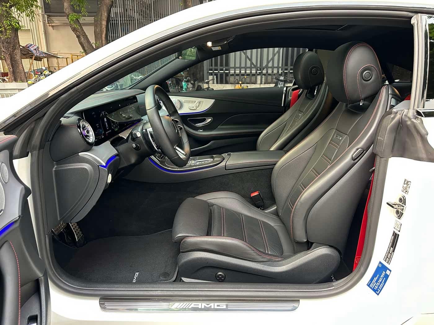 2021 Mercedes-Benz E-Class AMG White, 42,000 km, China export – photo 4