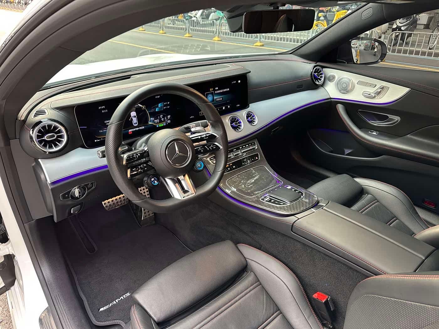 2021 Mercedes-Benz E-Class AMG White, 42,000 km, China export – photo 5