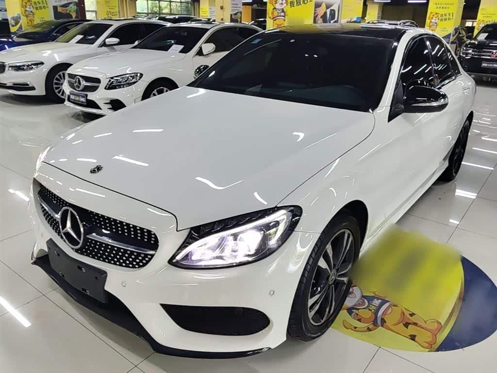 2017 Mercedes-Benz C-Class White, 44,700 km, China export – photo 1