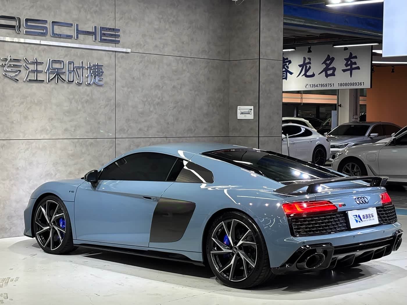 2021 Audi R8 Blue, 23,000 km, China export – photo 5