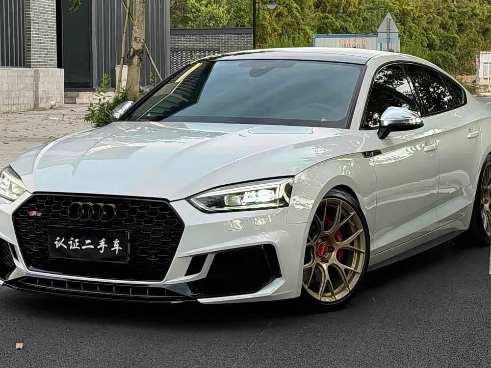 2017 Audi A5 White, 83,000 km, China export – photo 1