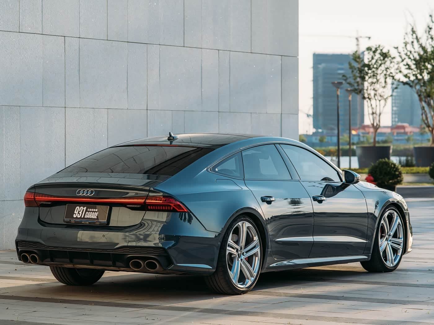 2020 Audi S7 Green, 75,000 km, China export – photo 5
