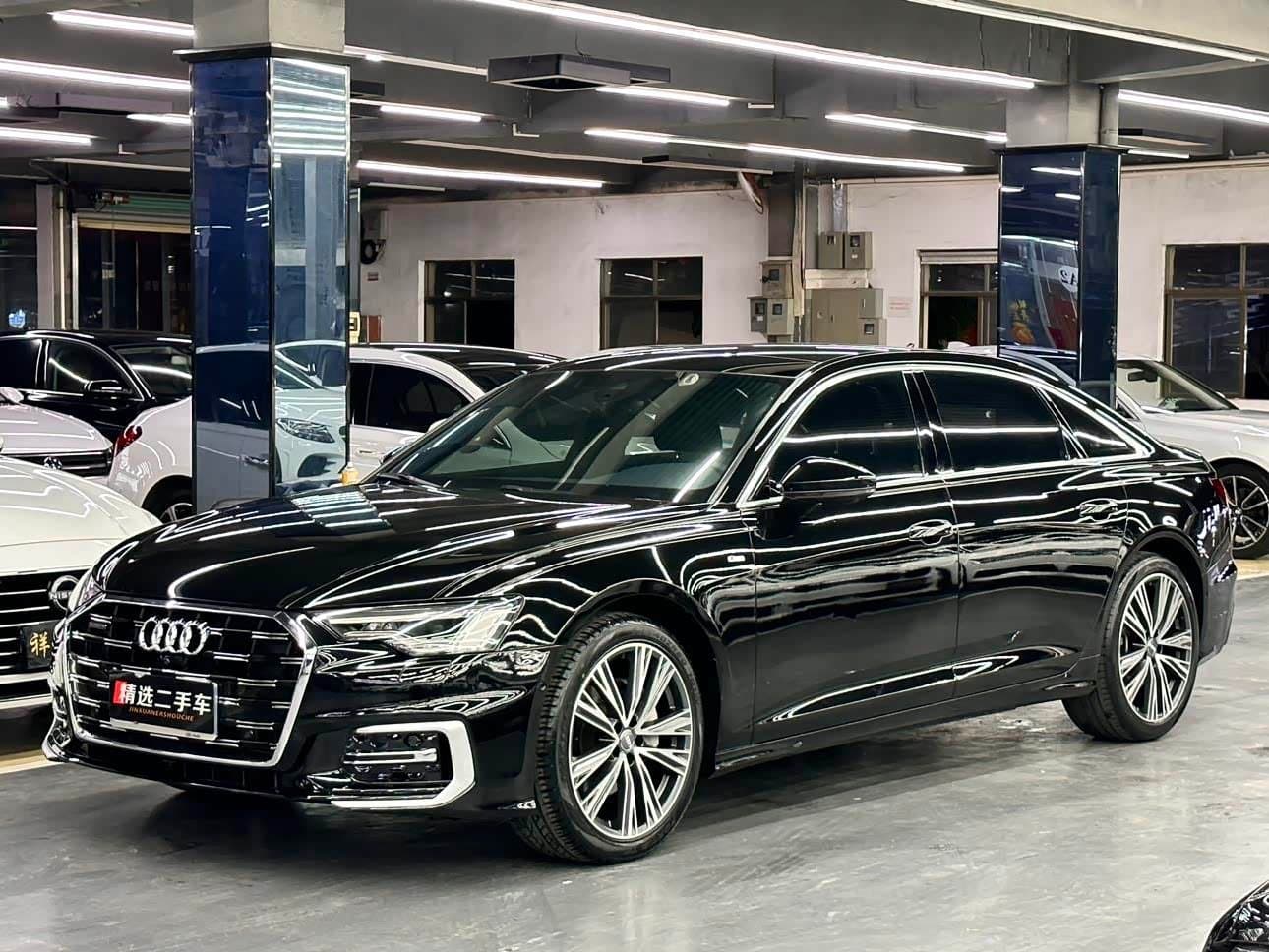 2020 Audi A6L Black, 75,900 km, China export – photo 1