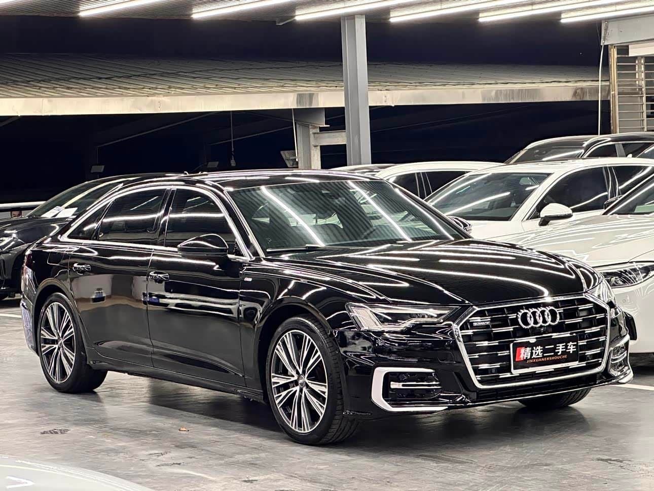 2020 Audi A6L Black, 75,900 km, China export – photo 3