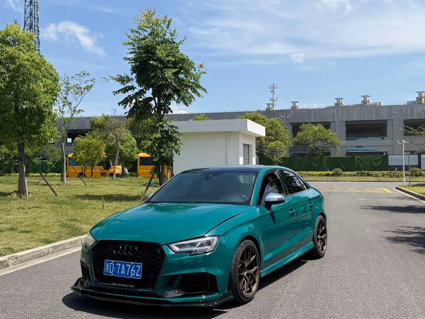 2018 Audi S3 Green, 80,000 km, China export – photo 1