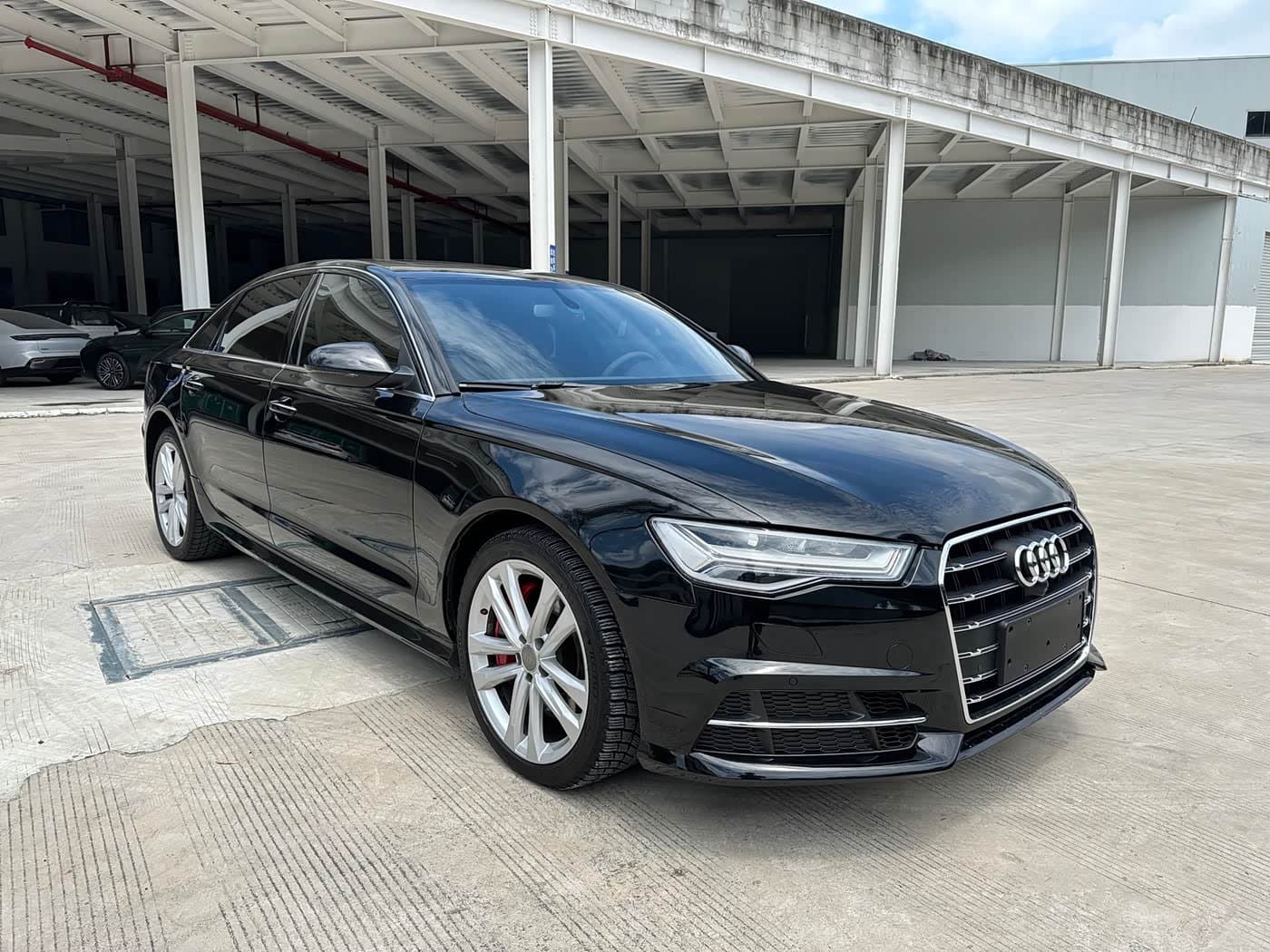 2017 Audi A6L Black, 78,000 km, China export – photo 3