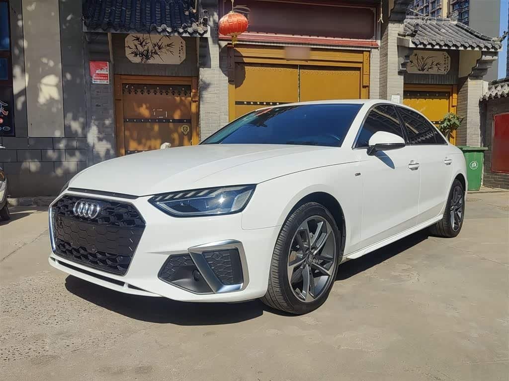 2020 Audi A4L White, 107,300 km, China export – photo 1