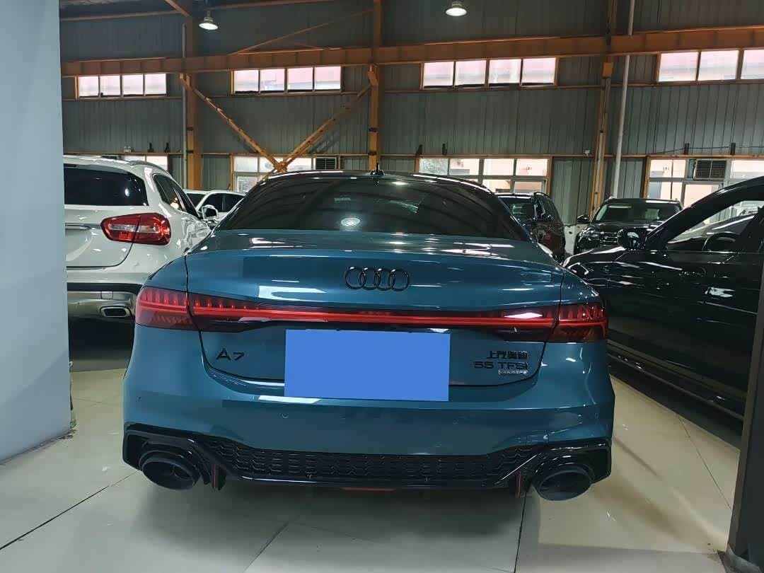 2022 Audi A7L Blue, 20,000 km, China export – photo 5