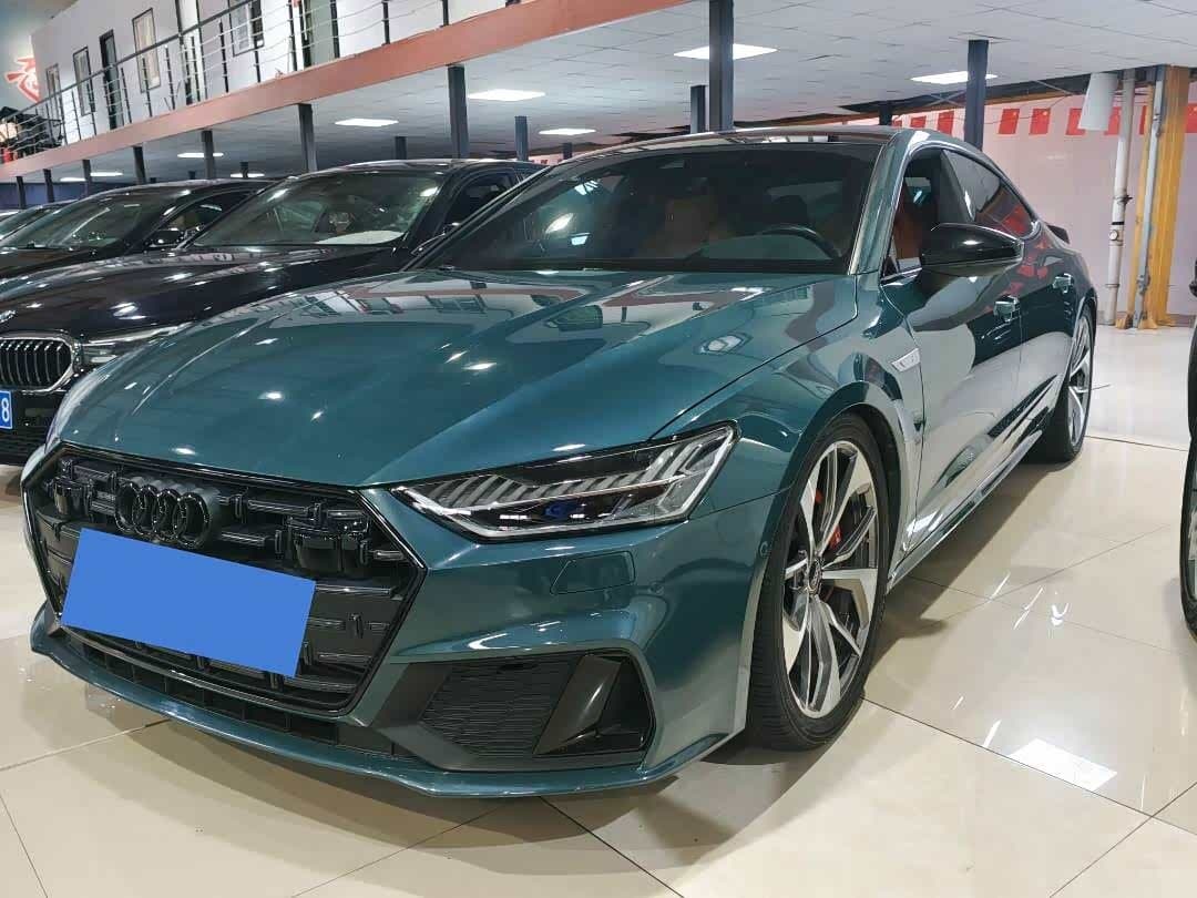 2022 Audi A7L Blue, 20,000 km, China export – photo 1