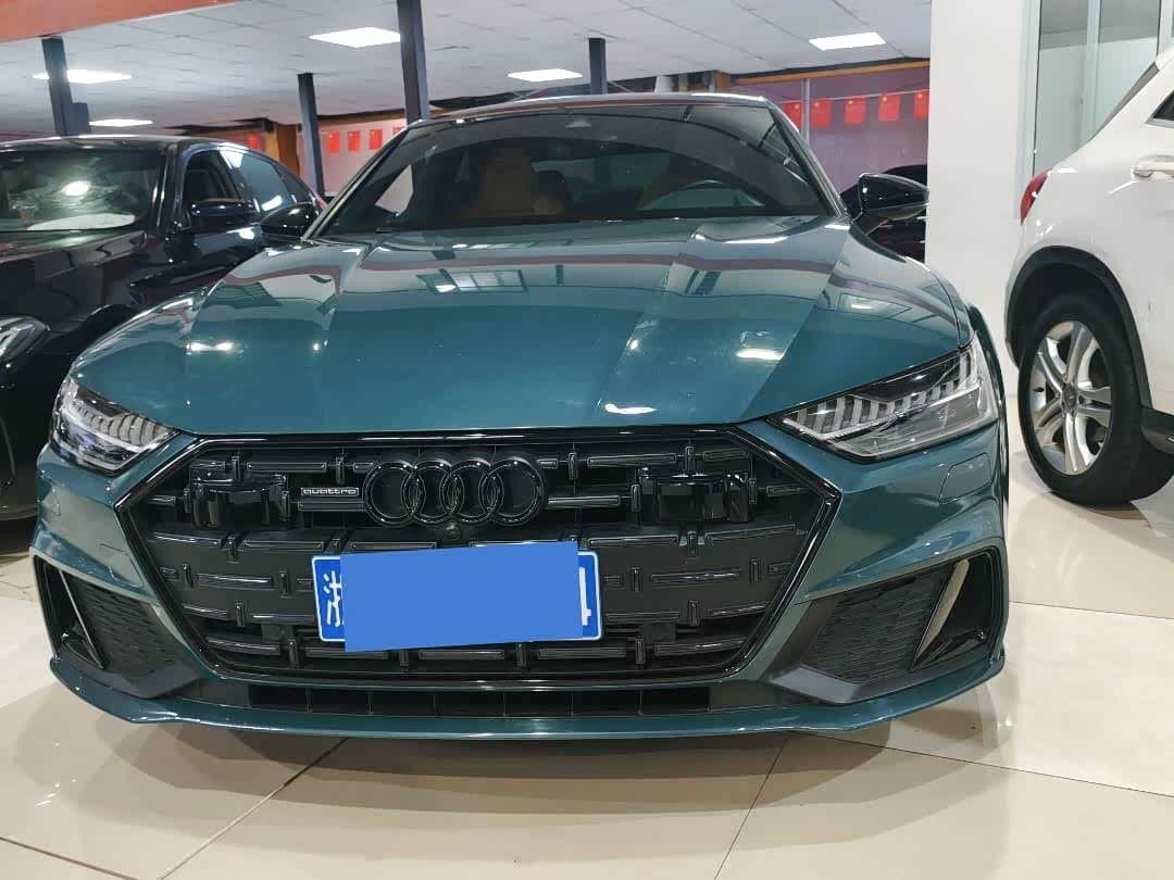 2022 Audi A7L Blue, 20,000 km, China export – photo 2