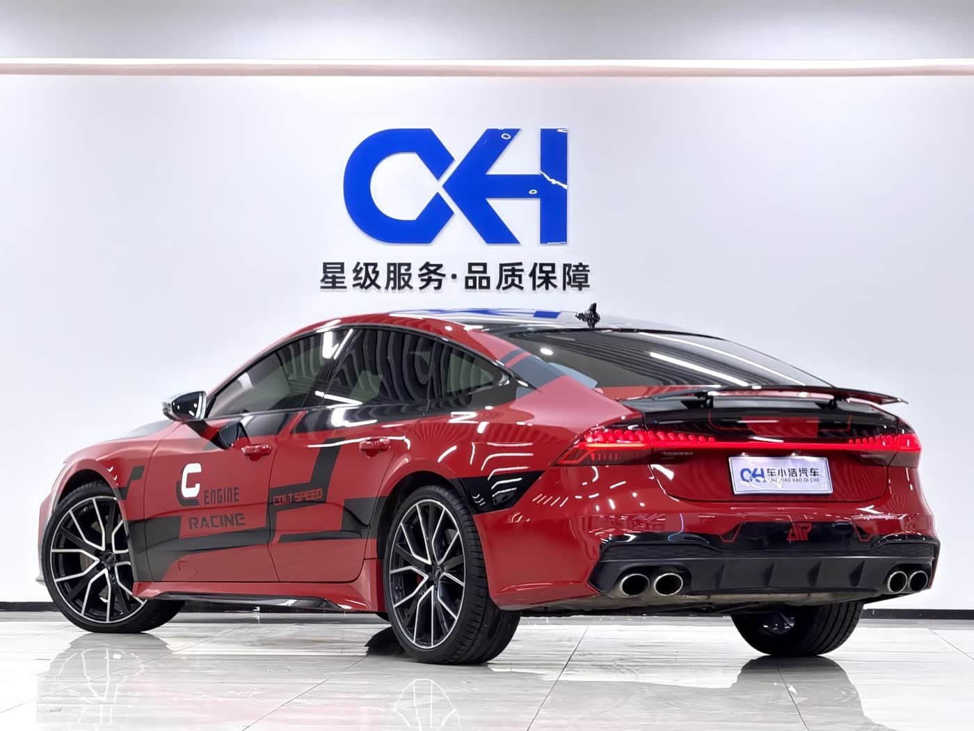 2020 Audi S7 Red, 30,000 km, China export – photo 6