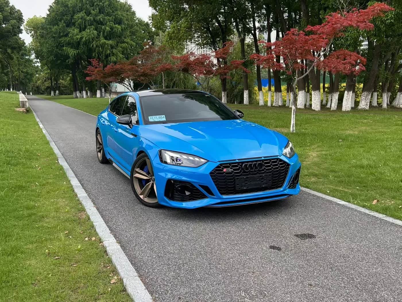 2021 Audi RS 5 Blue, 27,000 km, China export – photo 3