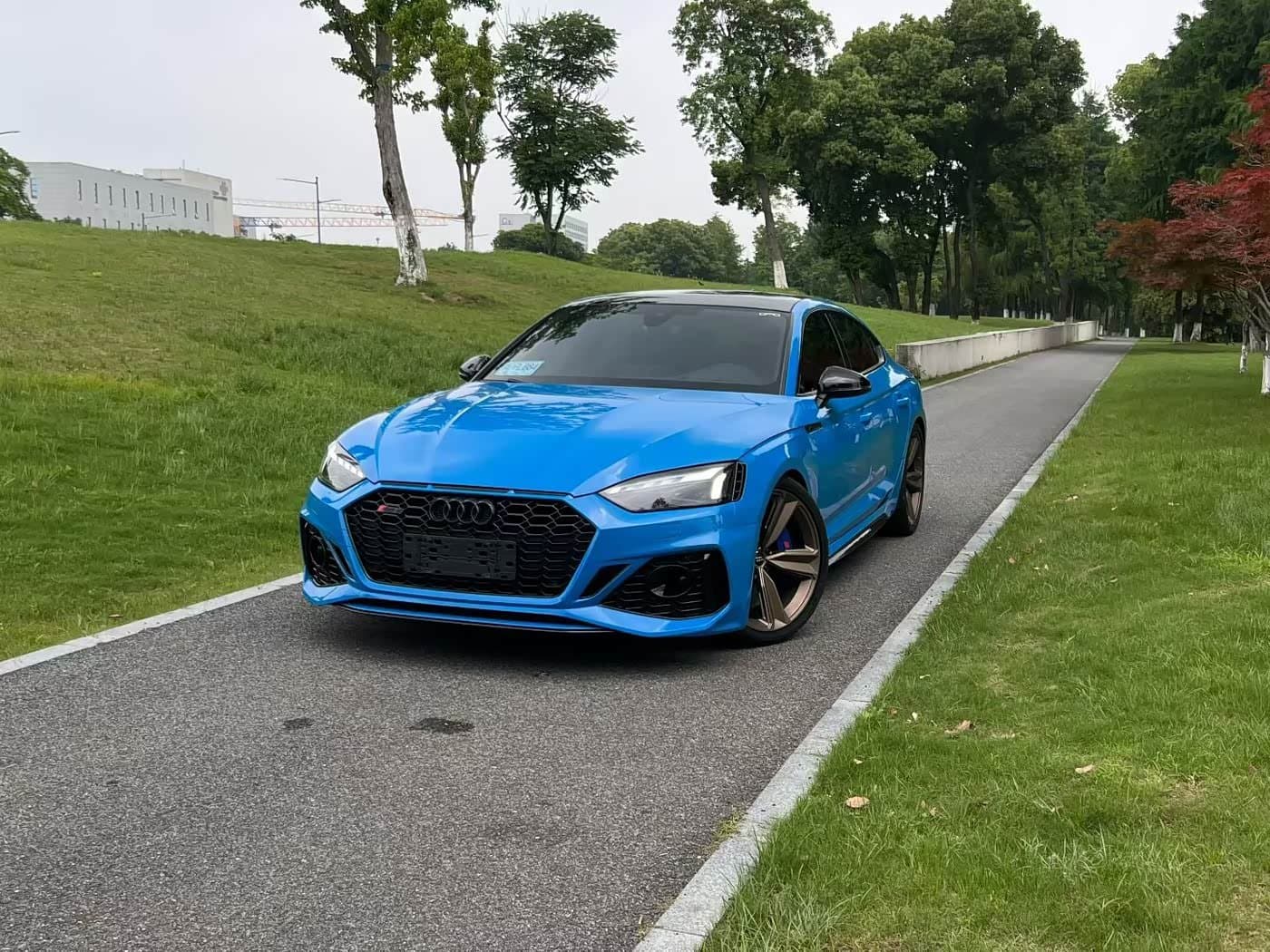 2021 Audi RS 5 Blue, 27,000 km, China export – photo 1