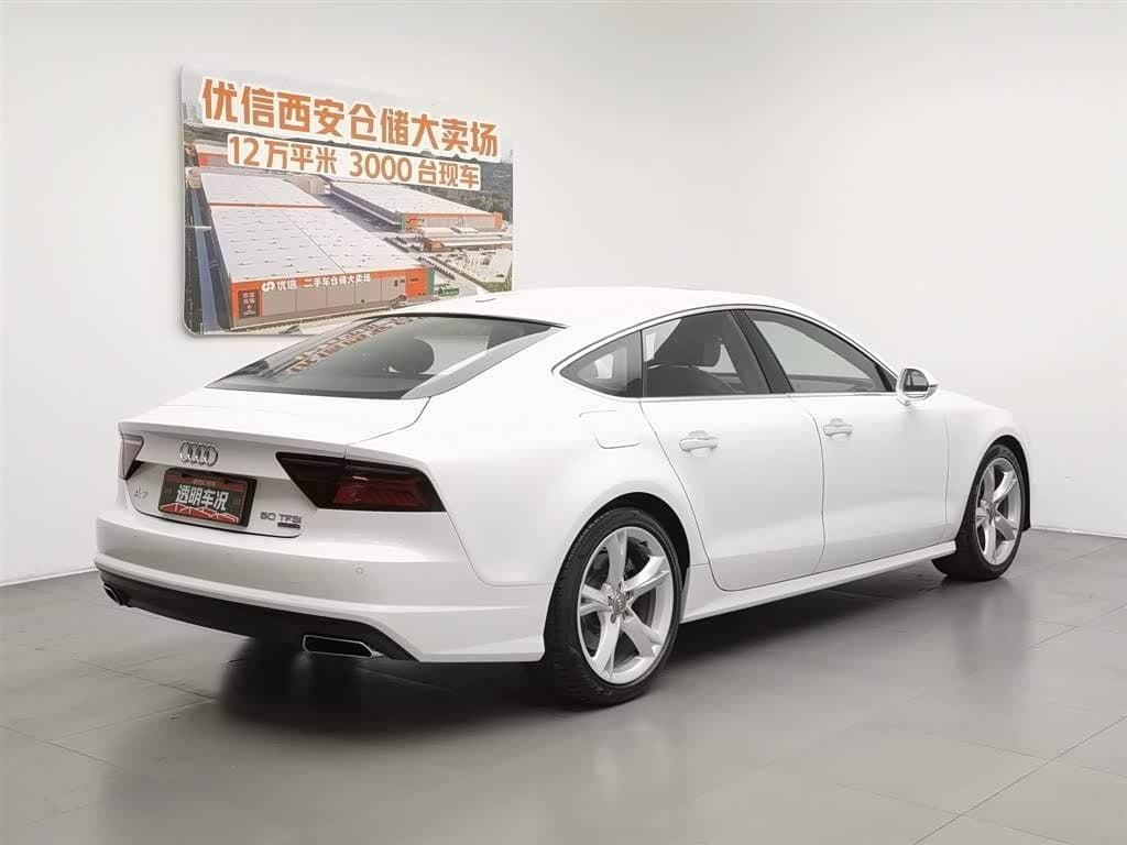 2015 Audi A7 White, 138,000 km, China export – photo 2