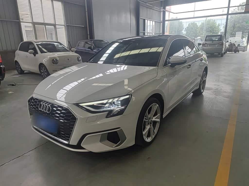 2021 Audi A3 White, 13,500 km, China export – photo 1