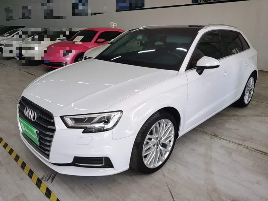 2019 Audi A3 White, 18,500 km, China export – photo 1
