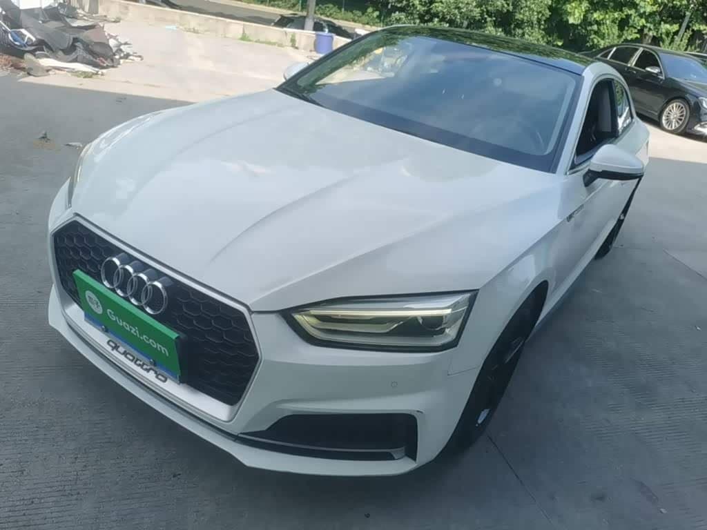 2017 Audi A5 White, 74,000 km, China export – photo 1