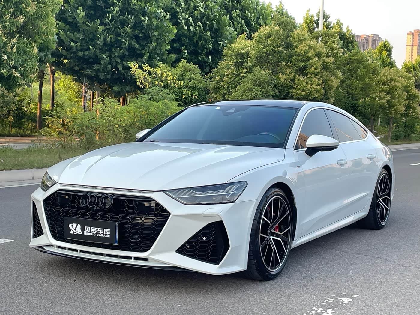 2018 Audi A7 White, 60,000 km, China export – photo 1
