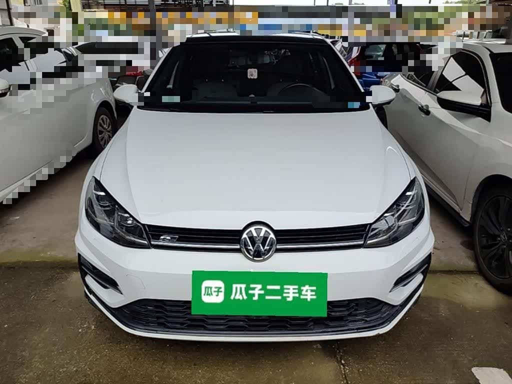 2017 Volkswagen Golf White, 31,400 km, China export – photo 3