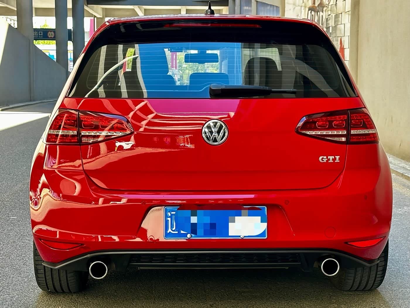 2015 Volkswagen Golf GTI Red, 100,000 km, China export – photo 3