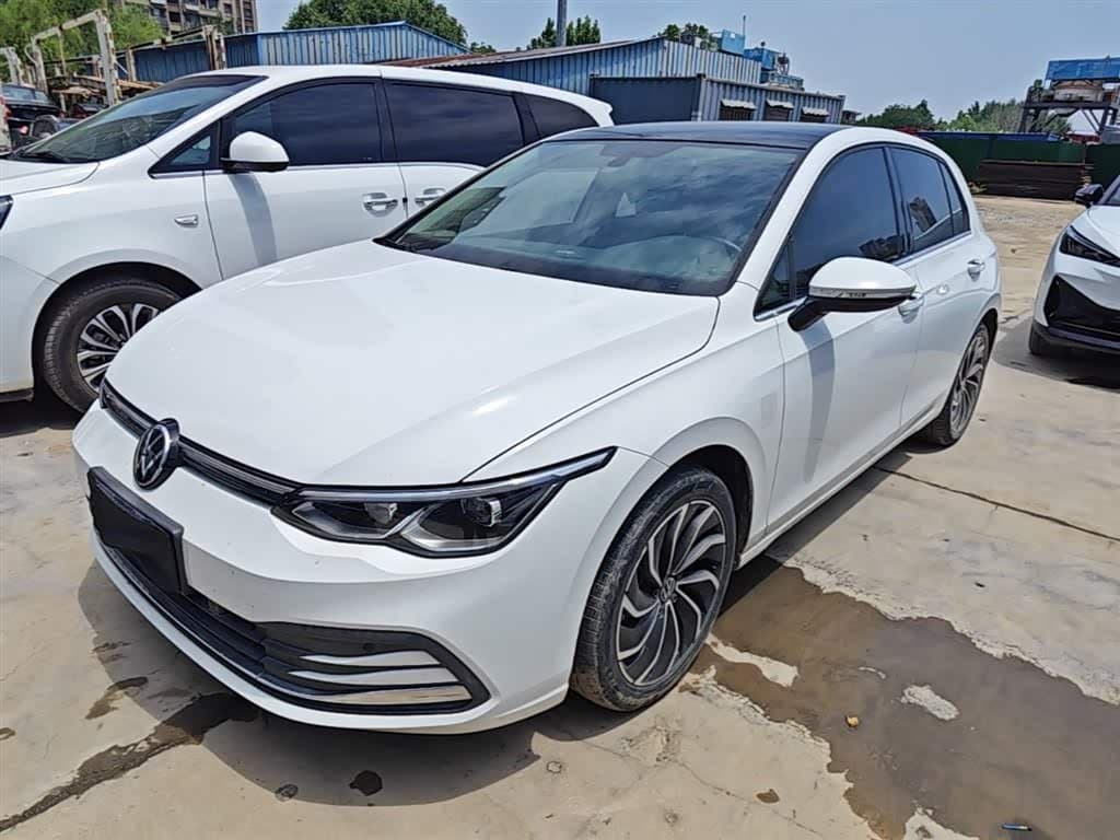 2020 Volkswagen Golf White, 39,500 km, China export – photo 2