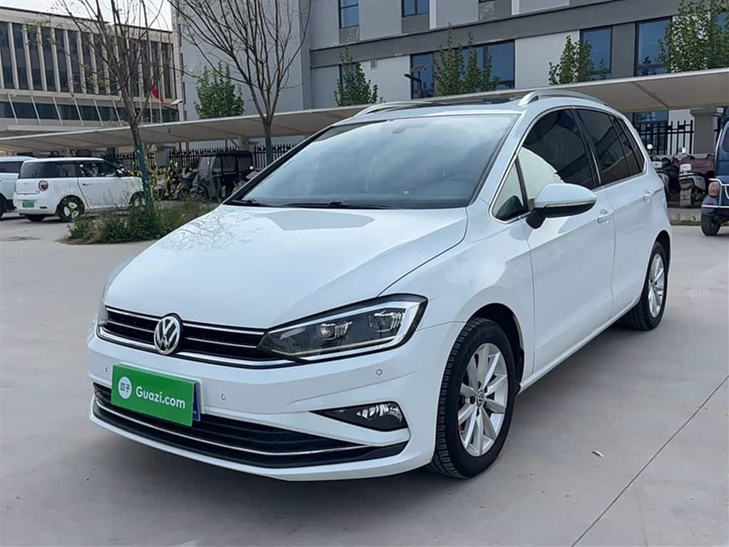 2018 Volkswagen Golf Sportsvan White, 55,900 km, China export – photo 1