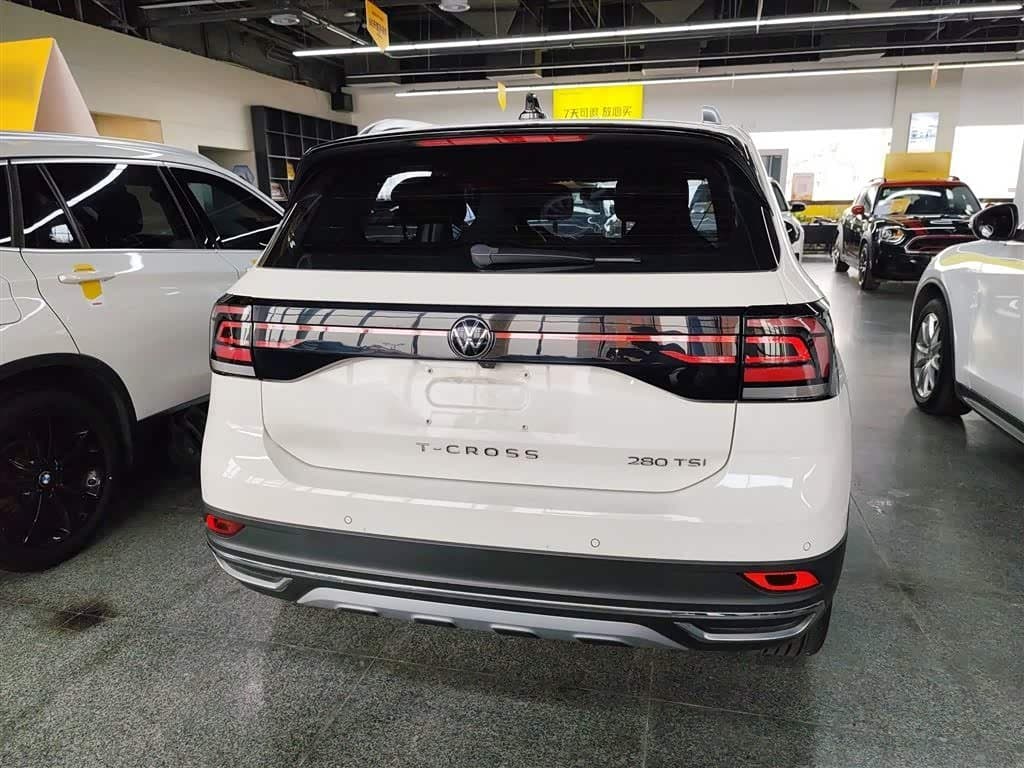 2020 Volkswagen T-Cross White, 29,500 km, China export – photo 4