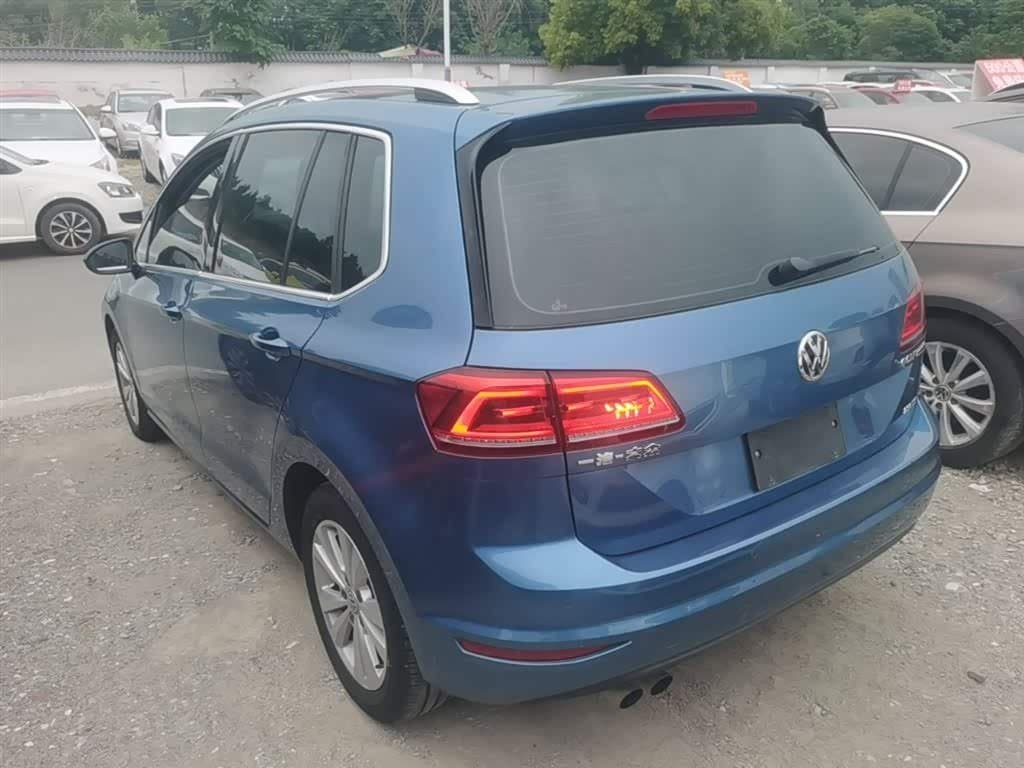 2018 Volkswagen Golf Sportsvan Blue, 77,400 km, China export – photo 5