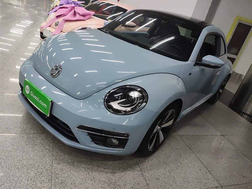 2014 Volkswagen Beetle Blue, 60,400 km, China export – photo 1